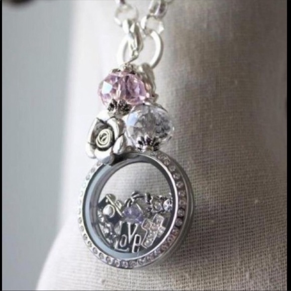 SOLD • 3/$15 🖤 Origami Owl 🖤 Turquoise Teardrop Crystal - Picture 8 of 9